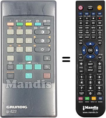 Telecomando equivalente Grundig T55540TEXT / GB Telecomando equivalente Grundig T55540TEXT / GB