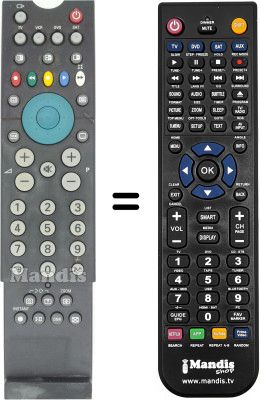 Gleichwertige Fernbedienung RC2001 / 01B
