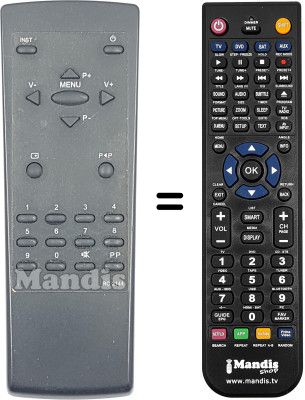 Gleichwertige Fernbedienung RC2144