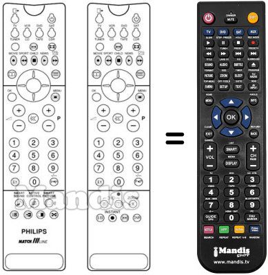 Replacement remote control REMCON1311 Replacement remote control REMCON1311
