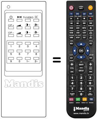 Replacement remote control Samsung CF346Z Replacement remote control Samsung CF346Z