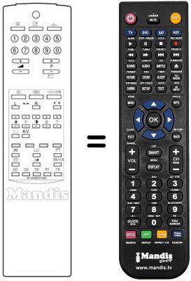 Replacement remote control Samsung CX5933W Replacement remote control Samsung CX5933W