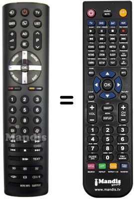 Telecomando equivalente REMCON740 Telecomando equivalente REMCON740