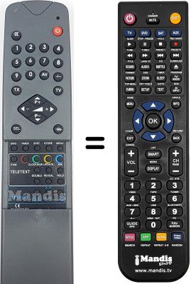 Replacement remote control Beko NR27120R