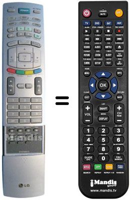 Replacement remote control REMCON447