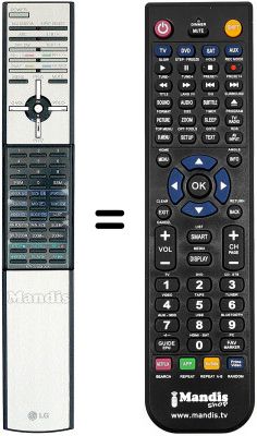 Replacement remote control LG RT-BA50