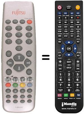 Replacement remote control Fujitsu P42VHA30