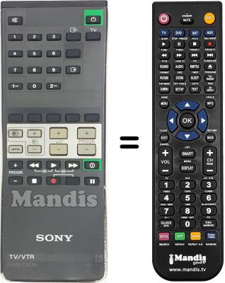 Telecomando equivalente Sony KV-X2152U Telecomando equivalente Sony KV-X2152U