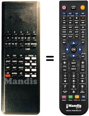 Replacement remote control Hitachi 2270