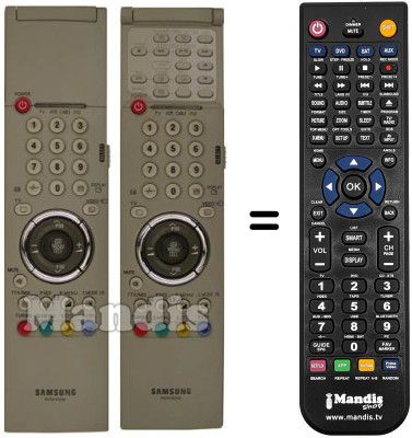 Telecomando equivalente Samsung WS32A108P Telecomando equivalente Samsung WS32A108P