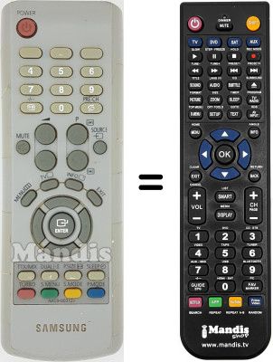 Replacement remote control Samsung CW29M6 Replacement remote control Samsung CW29M6