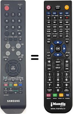 Telecomando equivalente Samsung WS32Z318T Telecomando equivalente Samsung WS32Z318T