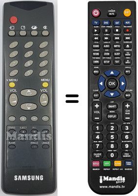 Replacement remote control Samsung CX6844AN Replacement remote control Samsung CX6844AN