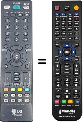 Telecomando equivalente LG M2352D