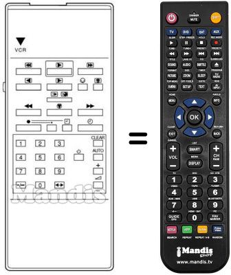 Replacement remote control Marantz MV462
