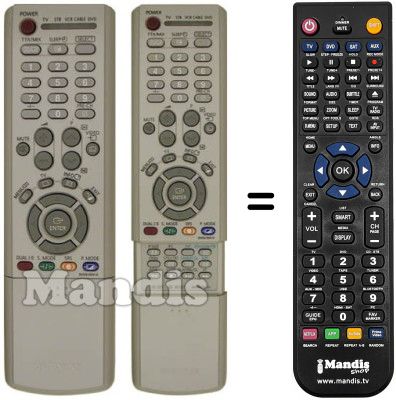 Replacement remote control Samsung PS42S5H
