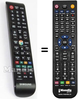 Gleichwertige Fernbedienung BN59-00855A Gleichwertige Fernbedienung BN59-00855A