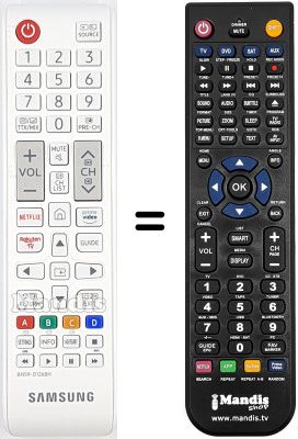 Gleichwertige Fernbedienung Samsung LE32S71B Gleichwertige Fernbedienung Samsung LE32S71B