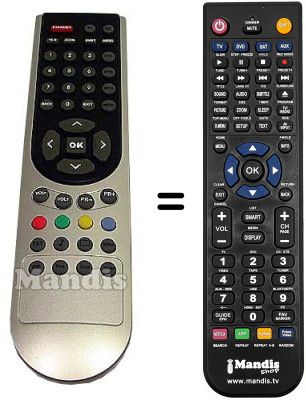 Telecomando equivalente Beko XLX187R