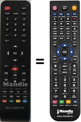 Telecomando equivalente Blusens TP 810