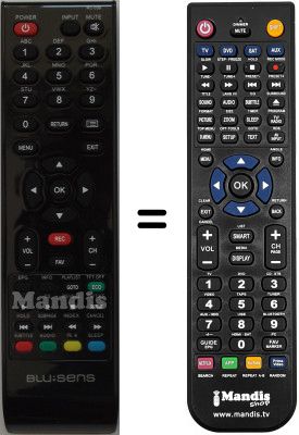 Telecomando equivalente RC-038