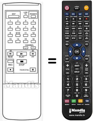 Telecomando equivalente RC050