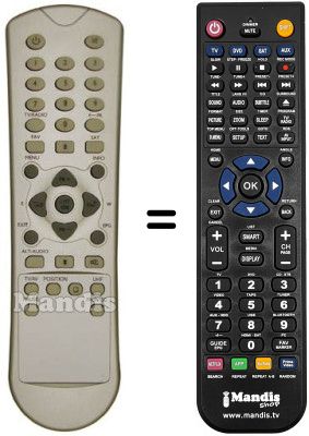 Gleichwertige Fernbedienung REMCON1149