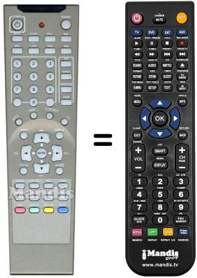Gleichwertige Fernbedienung REMCON741