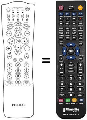 Replacement remote control REMCON998 Replacement remote control REMCON998