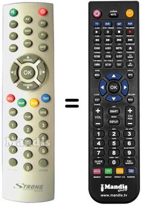 Gleichwertige Fernbedienung REMCON887