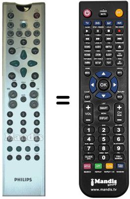 Replacement remote control REMCON722 Replacement remote control REMCON722