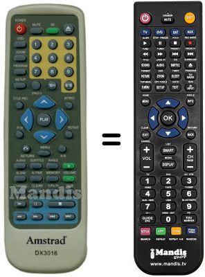 Telecomando equivalente REMCON716