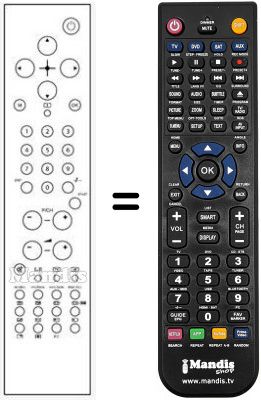 Telecomando equivalente RC1543-1541