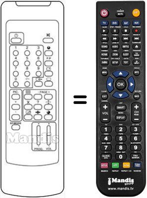 Replacement remote control RC35-1