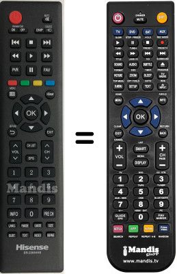 Telecomando equivalente Hisense LHD32K220WCEU