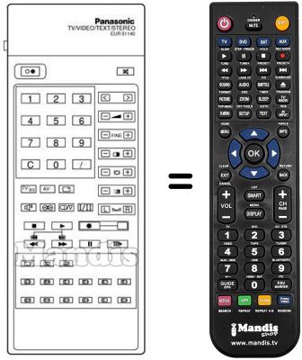 Telecomando equivalente Ferguson EUR51140