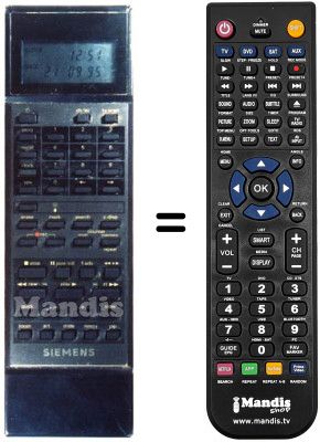 Télécommande équivalente Sanyo 3800EX Télécommande équivalente Sanyo 3800EX