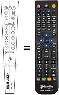 Replacement remote control REMCON928