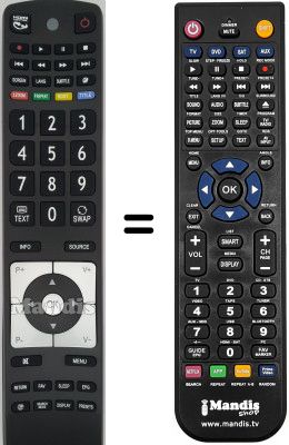 Replacement remote control SCHNEIDER RC 5110 Replacement remote control SCHNEIDER RC 5110