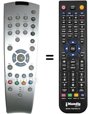 Replacement remote control TP 140 C