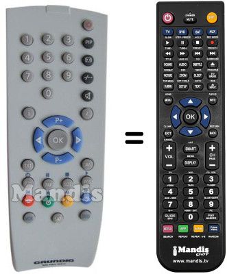 Telecomando equivalente Grundig T51-4201 / 5TOP Telecomando equivalente Grundig T51-4201 / 5TOP