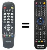 Replacement remote control Hitachi X100062