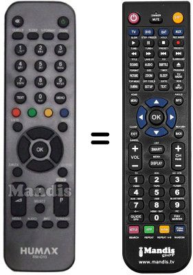 Telecomando equivalente Humax RM-G10