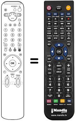 Replacement remote control REMCON301 Replacement remote control REMCON301