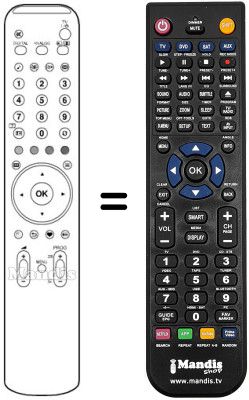 Replacement remote control REMCON406 Replacement remote control REMCON406