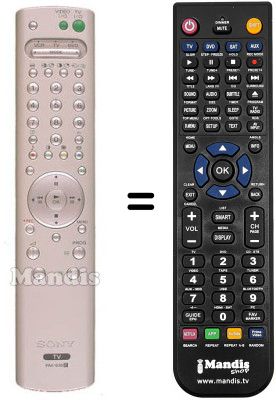 Replacement remote control REMCON356 Replacement remote control REMCON356