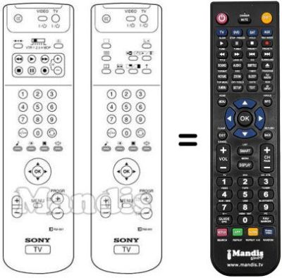 Replacement remote control REMCON578 Replacement remote control REMCON578