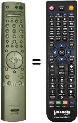 Replacement remote control REMCON1107 Replacement remote control REMCON1107