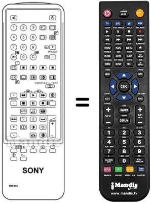 Replacement remote control REMCON368 Replacement remote control REMCON368