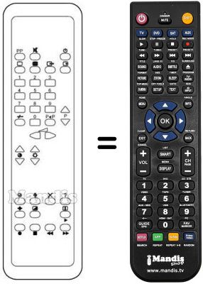 Replacement remote control Phonola REMCON012 Replacement remote control Phonola REMCON012
